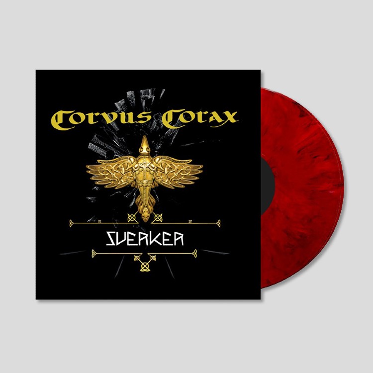 CORVUS CORAX - 'Sverker' LP RED / BLACK MARBLED