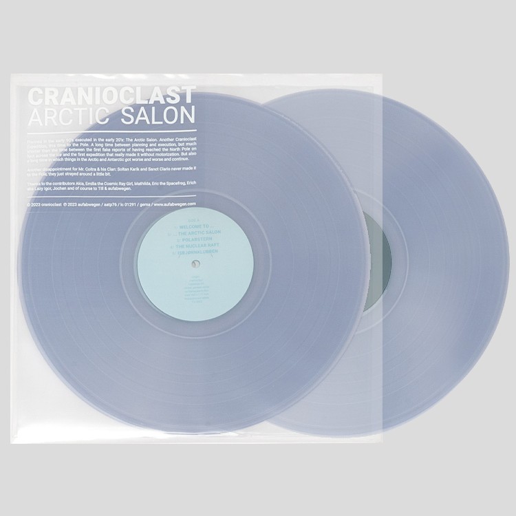 CRANIOCLAST - 'Arctic Salon' 2 x LP ICY CLEAR