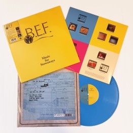 B.E.F. (post-HUMAN LEAGUE / pre-HEAVEN 17) 'Music For Stowaways' LP ELECTRIC BLUE (CSR310LP)
