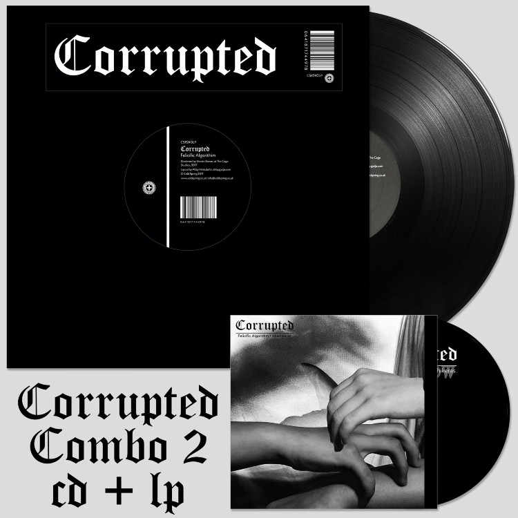 CORRUPTED COMBO 2 - 'Felicific Algorithm / Mushikeras' CD (CSR333CD) + 'Felicific Algorithim' LP (2018 - CSR240LP)