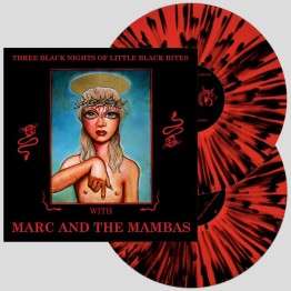 **PRE-ORDER** MARC & THE MAMBAS - 'Three Black Nights Of Little Black Bites' LTD 2LP RED / BLACK SPLATTER (CSR350LP)