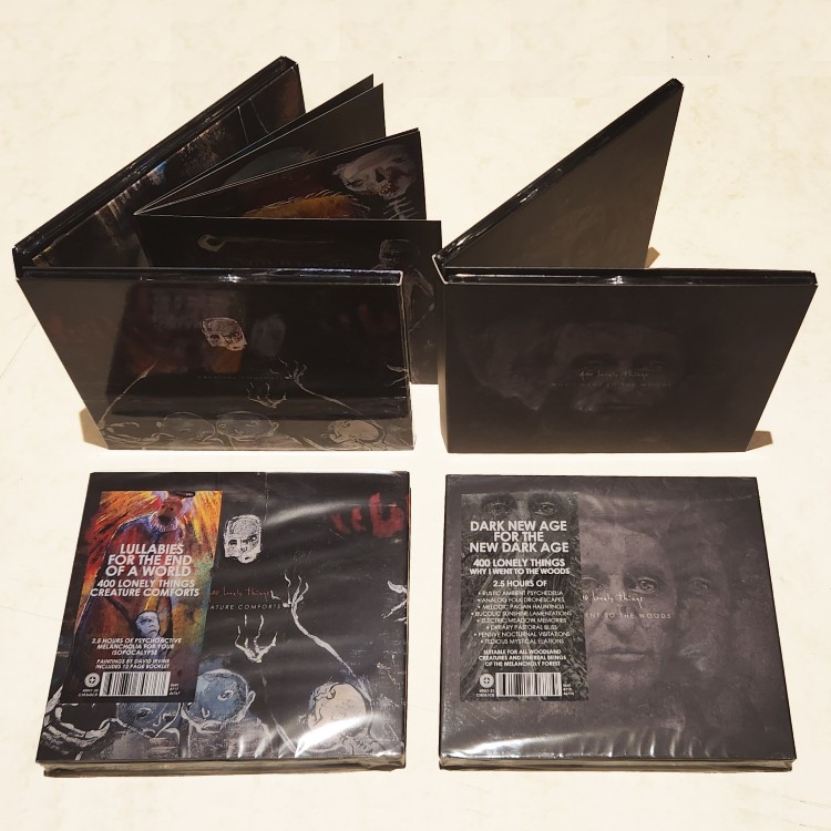 400 LONELY THINGS BUNDLE - 'Creature Comforts' 2CD + 'Why I Went To The Woods' 2CD (CSR360CD + CSR361CD)