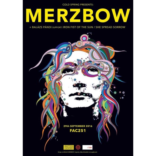 MERZBOW - 'Live At FAC251' Poster