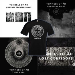 TUNNELS OF AH COMBO #2 - 'Charnel Transmissions' CD & 'Surgical Fires' CD & 'Thus Avici' CD & 'Lost Corridors' CD & 'Lost Corridors' TS (CSR256CD & CSR226CD & CSR206CD & CSR184CD & CSR184TS)