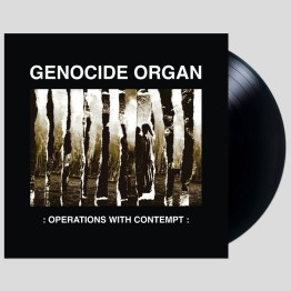 **SOLD OUT!** GENOCIDE ORGAN - 'Operations With Contempt' LP **ONE PER CUSTOMER ONLY!**