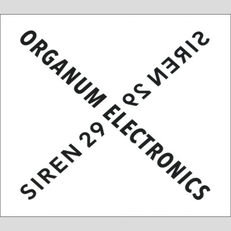 ORGANUM ELECTRONICS - 'Organum Electronics' CD ORGANUM ELECTRONICS - 'Organum Electronics' CD