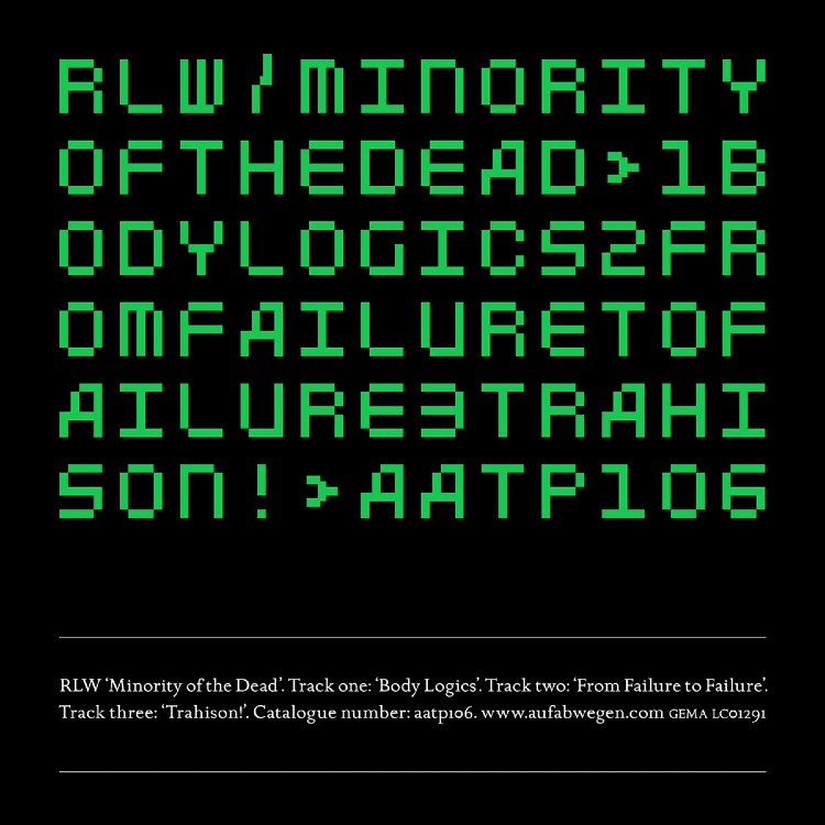 RALF WEHOWSKY - 'Minority Of The Dead' CD