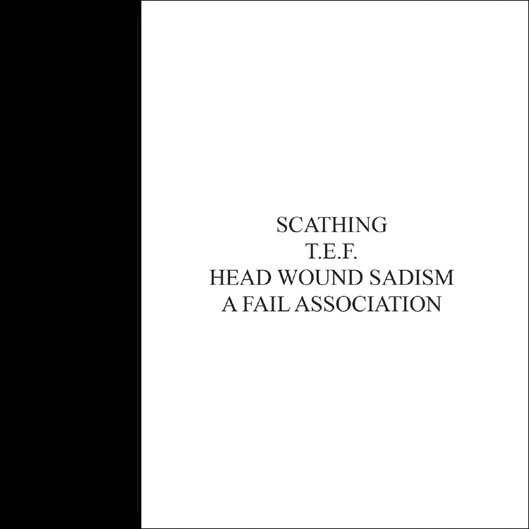 SCATHING / T.E.F. / HEAD WOUND SADISM / A FAIL ASSOCIATION - 'Untitled' CD-EP SCATHING / T.E.F. / HEAD WOUND SADISM / A FAIL ASSOCIATION - 'Untitled' CD-EP