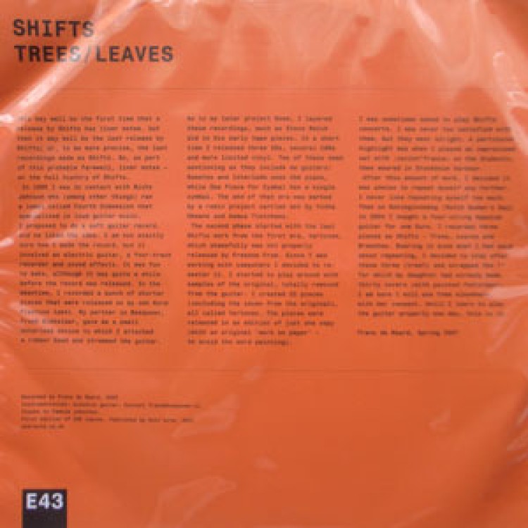 SHIFTS - 'Trees / Leaves' LP